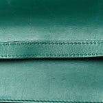 Calfskin Snakeskin Small Lilith Top Handle Bag Green