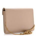 Grain De Poudre Monogram Cassandra Chain Wallet  Dark Beige
