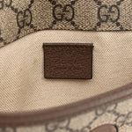 GG Supreme Monogram Neo Vintage Web Belt Bag Brown