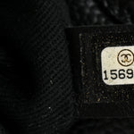 Soft Caviar CC Medium Top Handle Tote Black