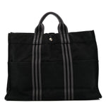 Canvas Herline MM Tote Black