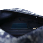 Denim Monogram Web Belt Bag Blue Multicolor