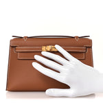 Swift Kelly Pochette Clutch Gold