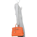 Togo Birkin 35 Orange