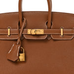 Togo Birkin 25 Gold