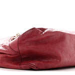 Agneau Giant 12 Silver Hardware Day Hobo Cassis