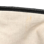 Textured Dollar Calfskin Medium Ophidia Shoulder Tote Bag Black