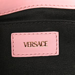 Baroque Jacquard Quilted Small Medusa Shoulder Bag Baby Pink