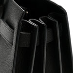 Grained Calfskin Baby Sac De Jour Black