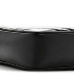 Calfskin Matelasse Monogram Monochrome Lou Camera Bag Black
