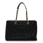 Caviar Quilted XL Grand Shopping Tote GST Black
