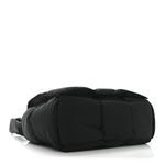 Nylon Intrecciato Padded Tech Maxi Cassette Bag Black