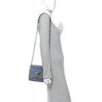 Epi Twist Shoulder Bag PM Denim Light