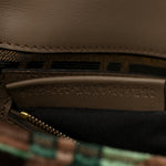 Fabric Tapestry Effect Fendi Dots Baguette Matcha Dove Multicolor