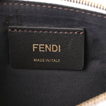 Vitello Cruise F is Fendi Bi-Color FF 1974 Embossed Medium Envelope Wallet On Chain Maya Black White
