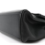 Grain De Poudre Medium West Hollywood Monogram Fold-Over Black
