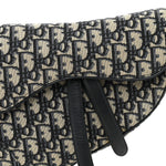 Oblique Saddle Bag Blue