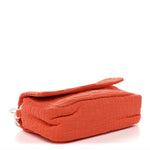 Terry Cloth CC Medium Single Flap Orange