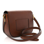 Natural Grained Calfskin Small Darley Satchel Oak