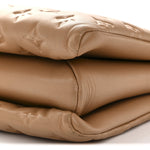 Lambskin Embossed Monogram Coussin PM Camel