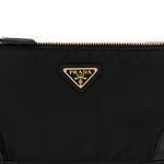 Re-Nylon Spazzolato Re-Edition 2002 Shoulder Bag Black
