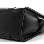 Grained Calfskin Small The Tote Bag Black