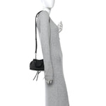 Grained Calfskin Neo Classic Black Hardware Nano City Crossbody Black