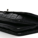 Lambskin Quilted Jumbo Chanel 3 Flap Bag Black
