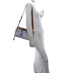 Denim Vitello Grace FF Mini By The Way Boston Bag  Blue