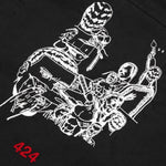 L/S Psycho Embroidery Shirt - Black