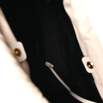 Lambskin Matelasse Monogram Large Jamie 4.3 Pochon Crema Soft