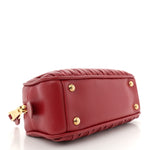 Nappa Matelasse Regular Arcadie Top Handle Bag Rosso