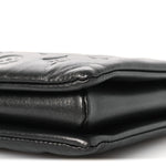 Lambskin Embossed Monogram Coussin PM Anthracite