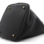Taurillon Clemence Picotin Lock 22 MM Black