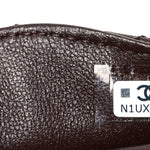 Lambskin Quilted Mini Double Flap With Hook Dark Brown