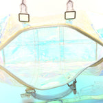 PVC Monogram Keepall Bandouliere 50 Iridescent Prism