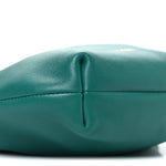 Mellow Nappa Lambskin Jade Mini Flamenco Knot Clutch Emerald Green