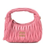Nappa Matelasse Small Wander Hobo Pink