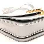 Calfskin Siena Small Shoulder Bag Grey