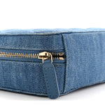 Denim Quilted CC Pearl Crush Camera Case Blue