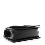 Caviar Quilted Small Boy Flap Black