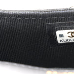 Lambskin Quilted Pearl Top Handle Clutch With Chain Black