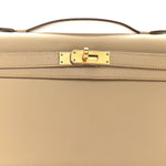 Swift Kelly Longue Clutch Pochette Tabac Camel