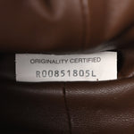 Suede Intrecciato Small The Lauren 1980 Clutch With Chain Praline Musk Washed Brownie