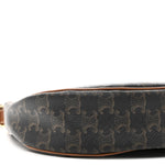 Triomphe Canvas Calfskin Ava Shoulder Bag Tan