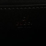 New Canvas Charisma Calfskin Crystal GG Monogram Mini Jackie 1961 Hobo Black
