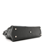 Cuoio Romano Selleria Bi-Color Medium Peekaboo Iconic Satchel Asfalto Latte