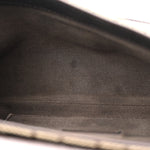 Monogram Horsebit Clutch Dark Brown