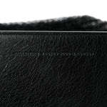 Raffia Woven Large Le Cagole Panier Tote Black