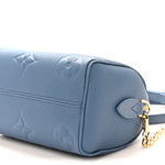 Metallic Empreinte Monogram Giant Speedy Bandouliere 20 Navy Nacre